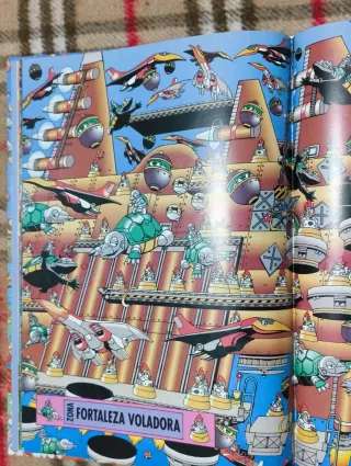 ¿Donde está sonic? Libro tipo Wally. Ediciones B