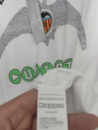 Maglietta calcio retro Valencia CF. Villa 7. XL