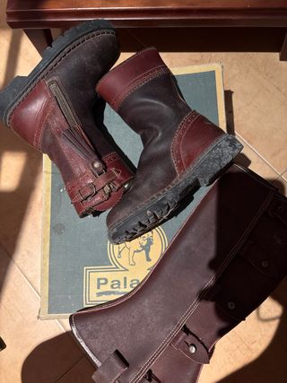 Botas camperas niño piel