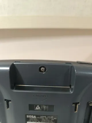 Consola Sega Game Gear Gris funcionando