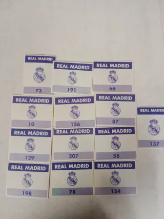 Cromos Real Madrid