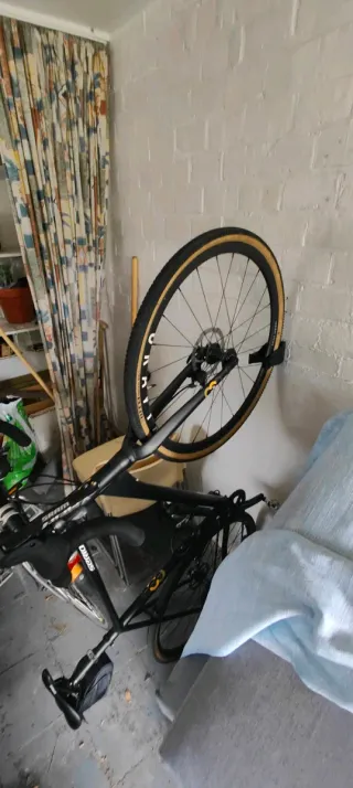 Soporte Pared Bicicleta Negro