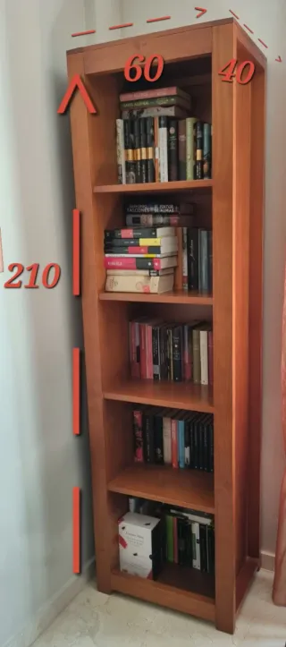 Conjunto Muebles Salón Madera y Tela