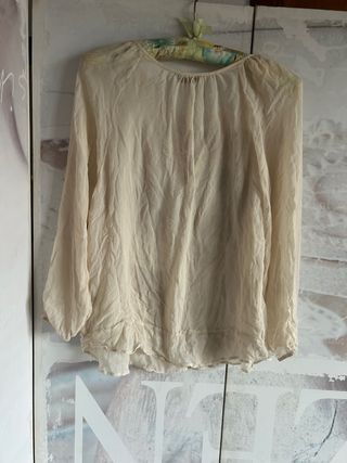 Blusa Massimo Dutti Seda Talla 42