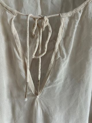 Blusa Massimo Dutti Seda Talla 42