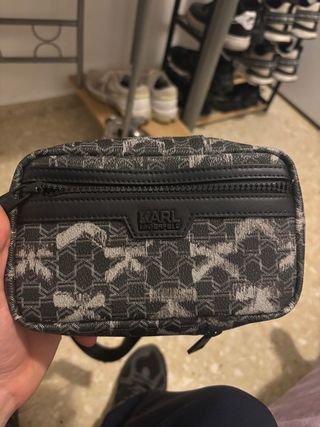 Bolso Karl Lagerfeld Negro/Gris Unisex