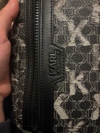 Bolso Karl Lagerfeld Negro/Gris Unisex