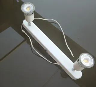 Regleta luz de 2 focos LED