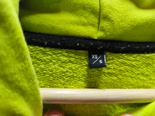 Sudadera corta Aire Retro verde neón