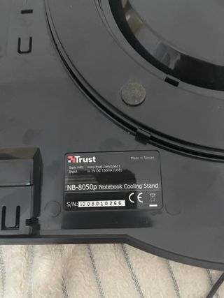 Soporte portátil Trust con ventilador USB