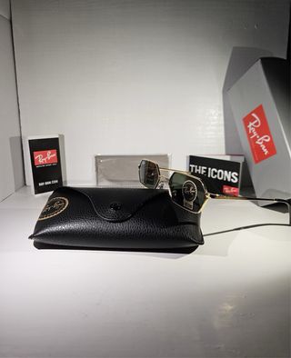 Occhiali Ray-Ban Yevi Oro Lenti Verdi