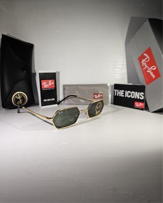 Occhiali Ray-Ban Yevi Oro Lenti Verdi