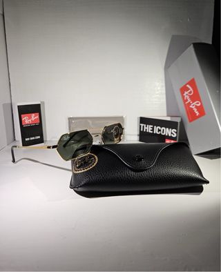 Occhiali Ray-Ban Yevi Oro Lenti Verdi