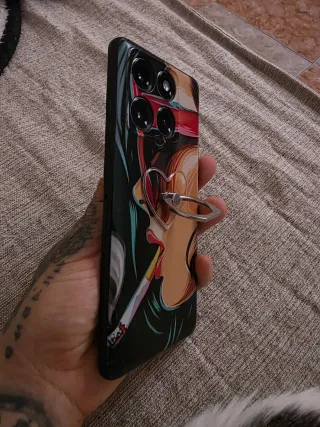 Motorola Grigio con Custodia Design Donna