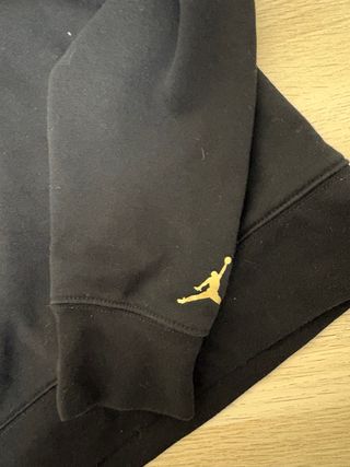 Sudadera Jordan Negra con Logo Flight