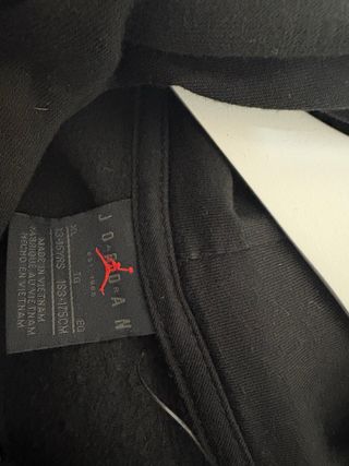 Sudadera Jordan Negra con Logo Flight