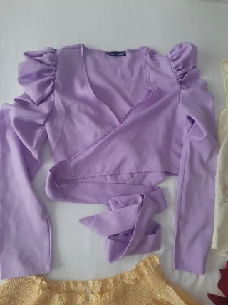 Lote 4 blusas talla única