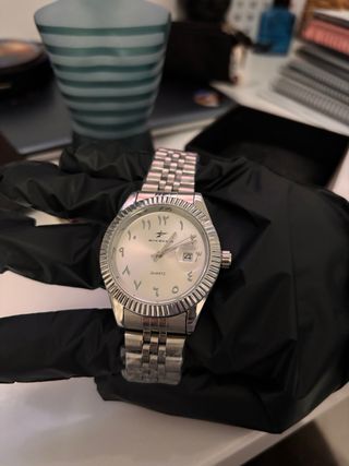 Reloj Ricecgo Plata y Blanco
