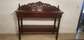 Conjunto comedor caoba de Cuba.En muy buen estado.