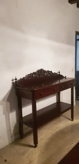 Conjunto comedor caoba de Cuba.En muy buen estado.