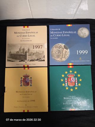 Lote de monedas de España