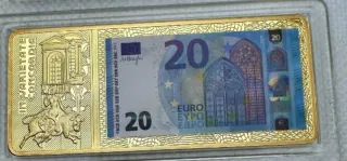Medaglie Oro Euro Banconote Germania. Banconota