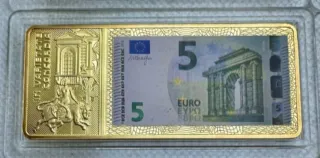 Medaglie Oro Euro Banconote Germania. Banconota