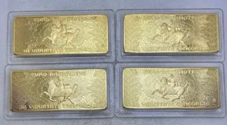 Medaglie Oro Euro Banconote Germania. Banconota