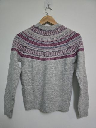 JERSEY SPRINGFIELD CON CENEFAS JACQUARD. TALLA XS