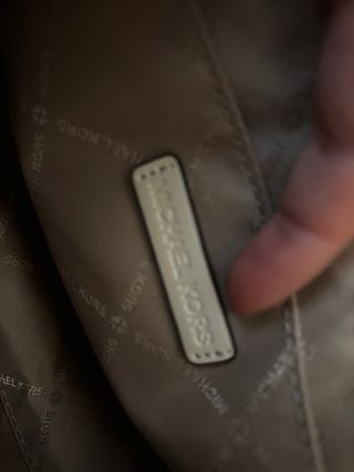 Bolso Michael Kors Blanco y Dorado