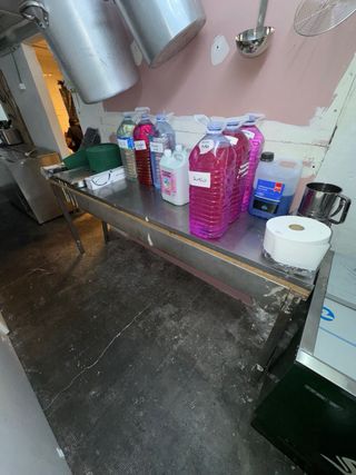 Mesada de acero inoxidable