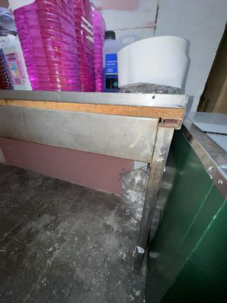 Mesada de acero inoxidable