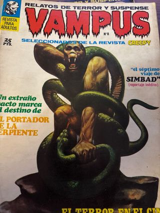 Lote 8 comics Vampus