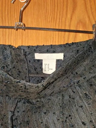 Falda midi capa evasé espectacular