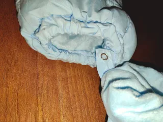 Buzo acolchado bebé azul