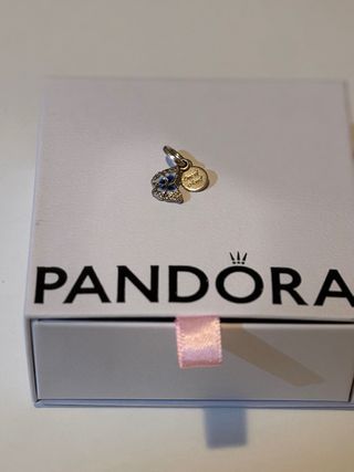 Pandora Charm Mariposa Azul y Plata