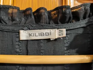 Vestido largo negro mujer