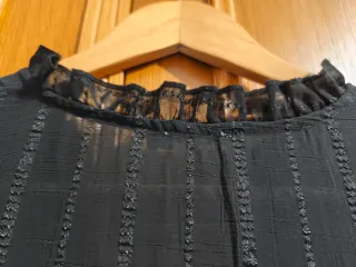 Vestido largo negro mujer