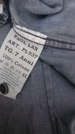 Camicia bimbo Paul Lan 3euro