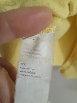 Chaqueta fina amarilla
