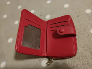 Nuevo Monedero rojo y naranja