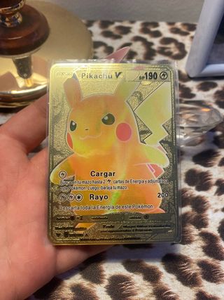 Carta Pokémon Pikachu V Metálica