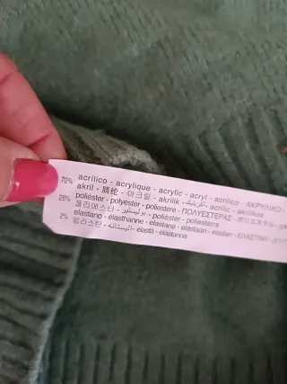 Maglione Zara verde  chiaro bimbo girocollo