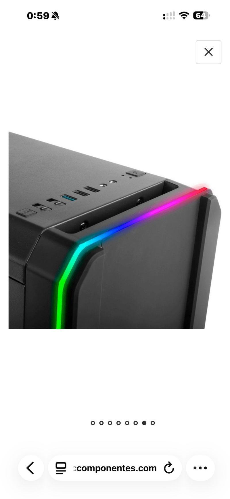 PC Gamer Completo Negro afbeelding 3