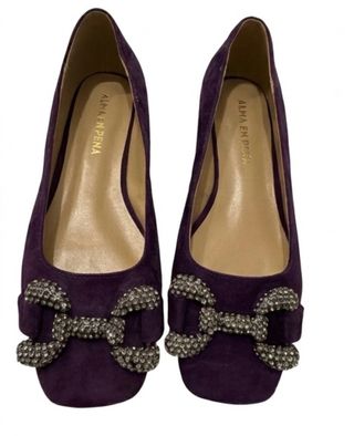 Zapatos Alma en Pena joya color berengena talla 38