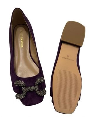 Zapatos Alma en Pena joya color berengena talla 38