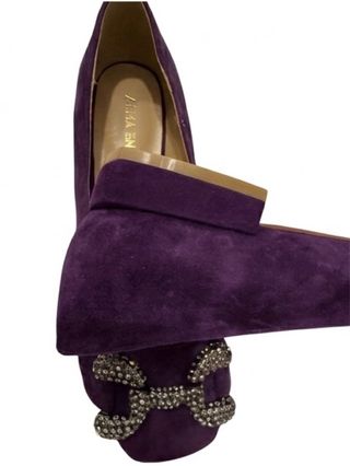 Zapatos Alma en Pena joya color berengena talla 38