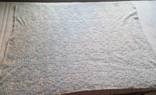 Osito azul con manta de estrellas