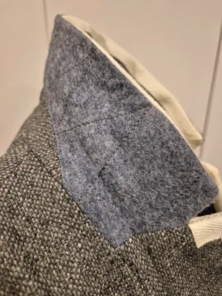 Americana Tweed Gris Banana Republic Elegante