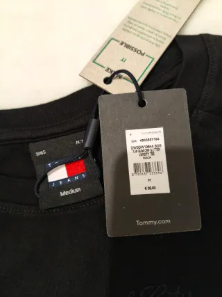 Lote 2 Camisetas Tommy Jeans Negra y Blanca